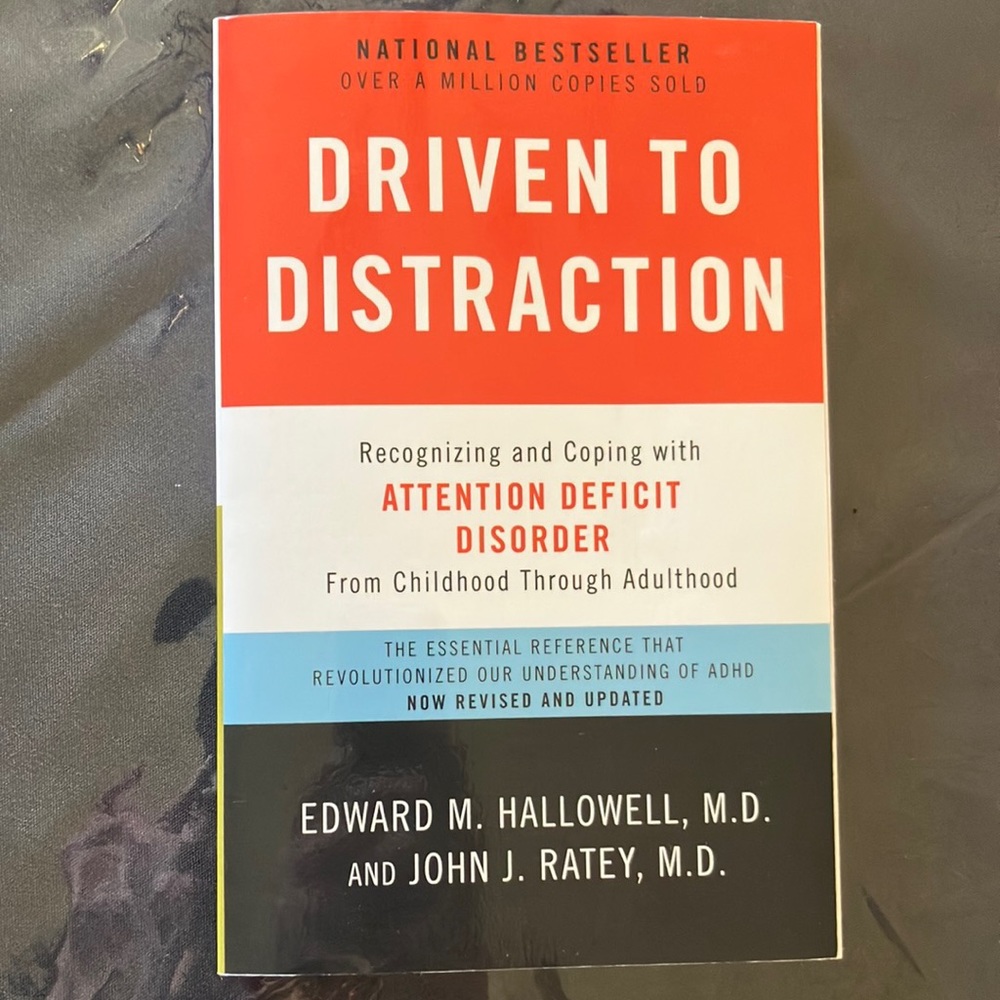 Driven to Distraction soft cover book coping w ADD Edward Hallowell & John Ratey